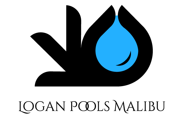 Logan Pools Logo Black